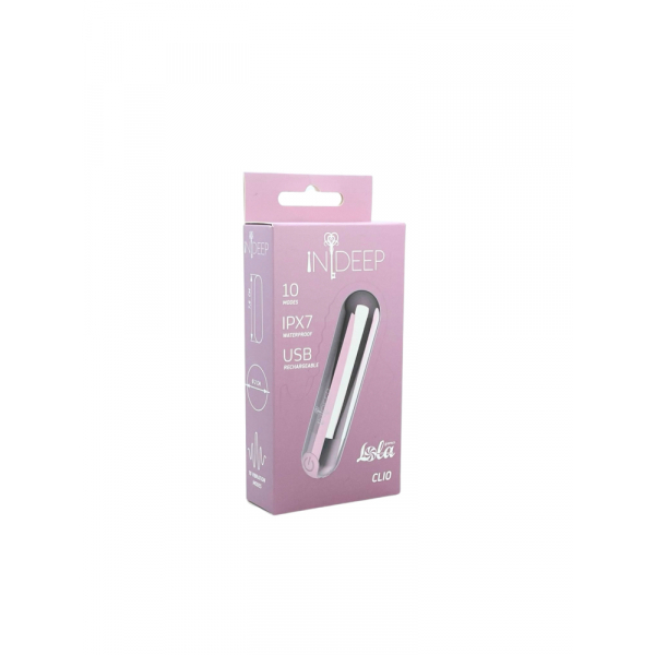 Перезаряжаемая вибропуля Indeep Clio Pink 7705-01indeep