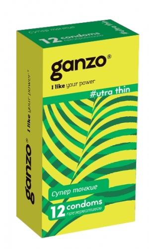 ПРЕЗЕРВАТИВЫ GANZO ULTRA THIN NO12