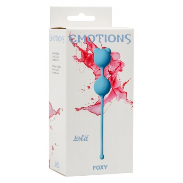 ВАГИНАЛЬНЫЕ ШАРИКИ EMOTIONS FOXY TURQUOISE 4001-03LOLA