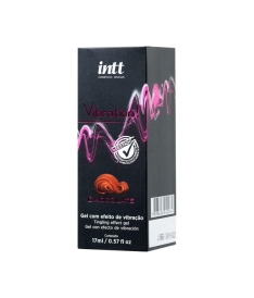 ЖИДКИЙ МАССАЖНЫЙ ГЕЛЬ INTT VIBRATION CHOCOLATE С ЭФФЕКТОМ ВИБРАЦИИ И АРОМАТОМ ШОКОЛАДА, 17 МЛ