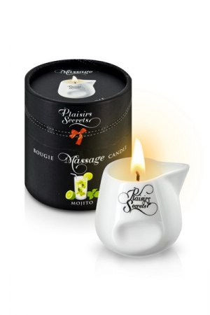 MASSAGE CANDLE MOJITO 80ML Свеча с массажным маслом аромат Мохито 80 мл